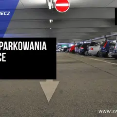 Asystent parkowania w praktyce. Rząd samochodów na parkingu podziemnym. #Poradnik.
