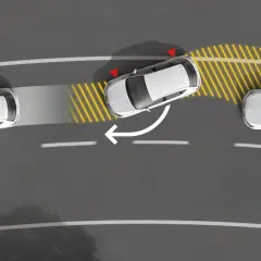 System ASR (kontrola trakcji) zapobiega poślizgowi kół, jak na tym zakręcie.