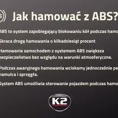 Jak hamować z ABS? System zapobiega blokowaniu kół, skraca drogę hamowania i zwiększa bezpieczeństwo. W awaryjnym hamowaniu wciskaj pedał hamulca i sprzęgła.