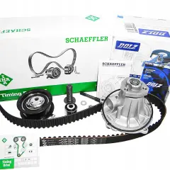 Zestaw do wymiany rozrządu 1.9 TDI Schaeffler z pompą wody Dolz. Sprawdź koszt wymiany rozrządu 1.9 TDI.