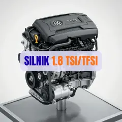 Silnik 1.8 TSI/TFSI Volkswagena, prezentowany na wystawie, to serce wielu dynamicznych pojazdów.