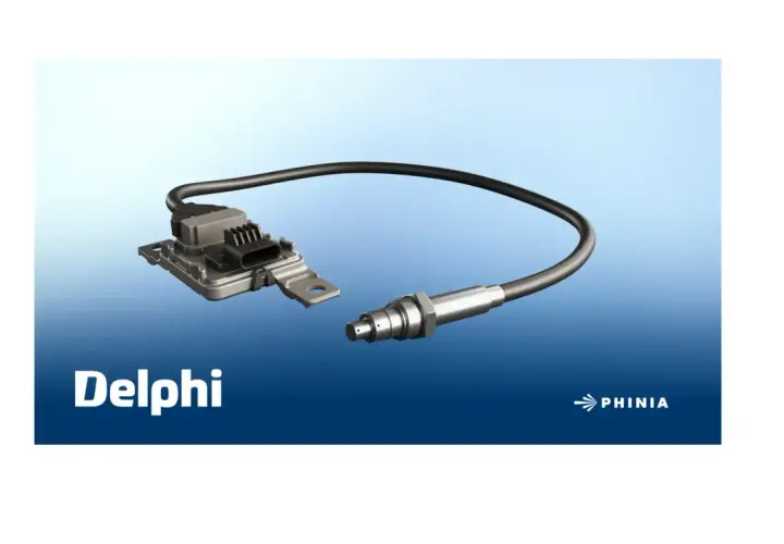 Czujnik tlenków azotu (NOx) Delphi z kablem i złączem.