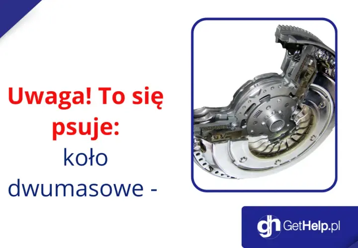 Przekrój koła dwumasowego, elementu, który często ulega awarii.