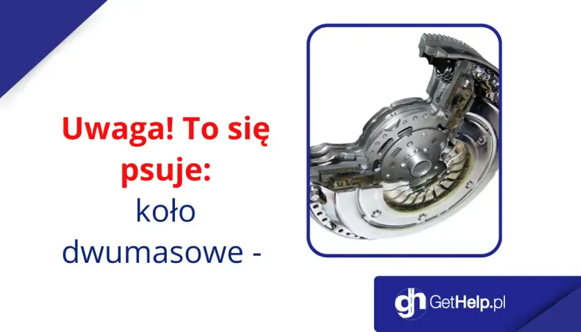 Przekrój koła dwumasowego, elementu, który często ulega awarii.