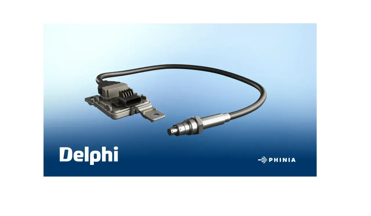 Czujnik tlenków azotu (NOx) Delphi z kablem i złączem.