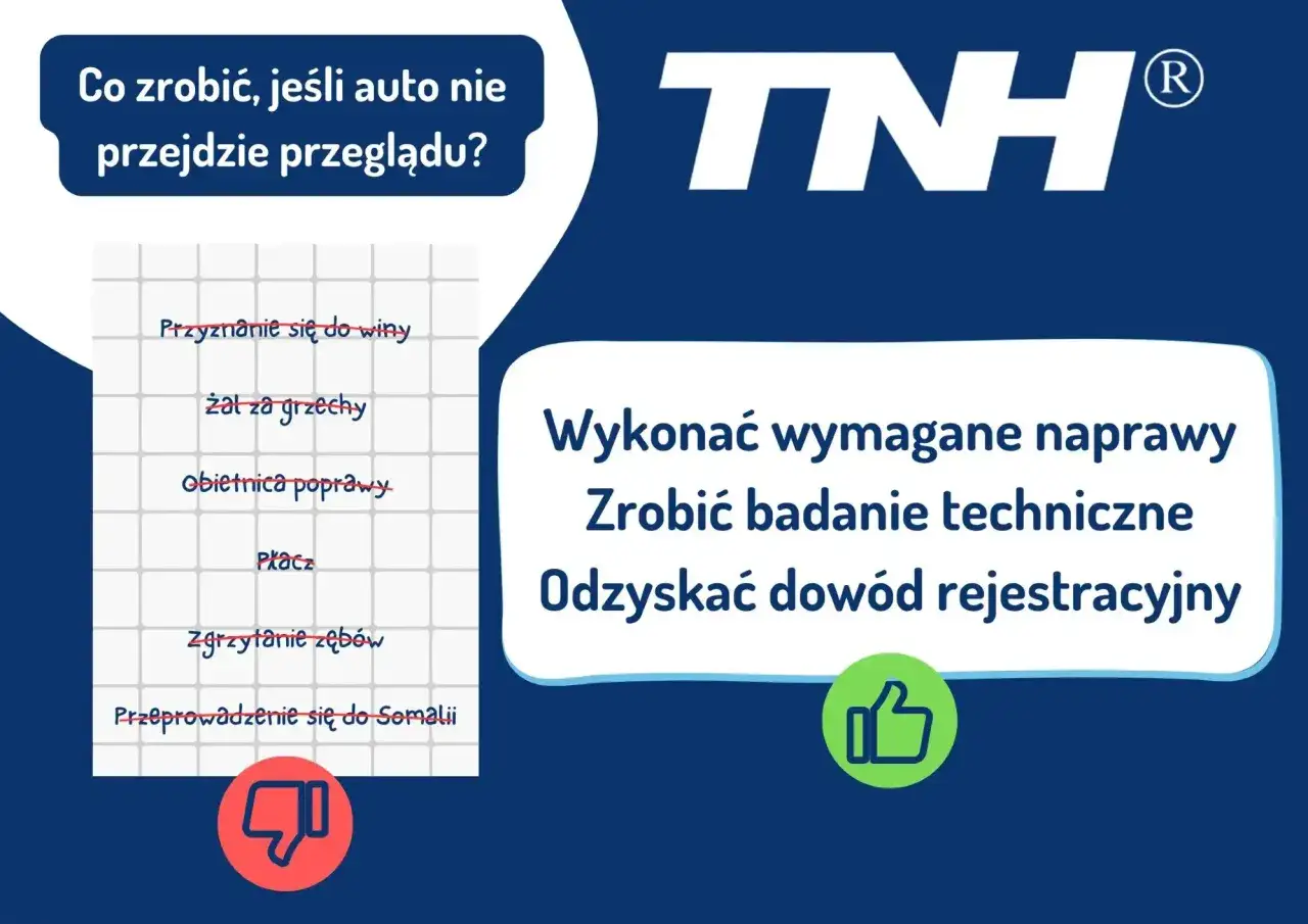 Co zrobić, gdy badanie techniczne po terminie? Wykonać naprawy, zrobić przegląd i odzyskać dowód rejestracyjny. Nie płacz ani nie przeprowadzaj się do Somalii.