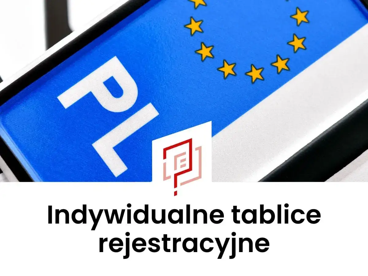Indywidualne tablice rejestracyjne z symbolem PL i gwiazdkami UE. Sprawdź dostępność!